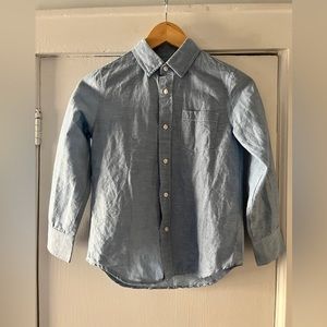 J. Crew blue boys shirt, size 8